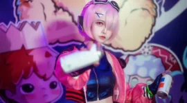 《re:从零开始的异世界生活》拉姆 cosplay-绝对领域