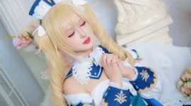 原神cos~ 芭芭拉冲呀~！-绝对领域