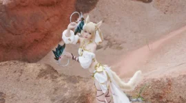 《最终幻想》舞者猫猫cosplay-绝对领域