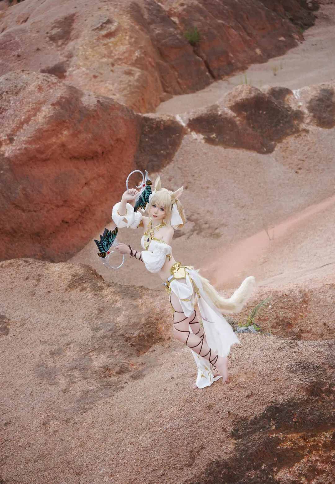《最终幻想》舞者猫猫cosplay-绝对领域