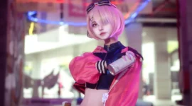 《re:从零开始的异世界生活》拉姆 cosplay-绝对领域