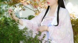 2021国庆上海植物园汉服写真-绝对领域