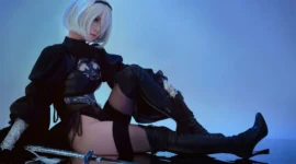《尼尔：机械纪元》二号B型cosplay-绝对领域