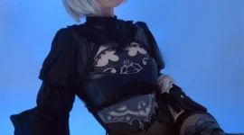 《尼尔：机械纪元》二号B型cosplay-绝对领域