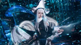 《明日方舟》归溟幽灵鲨cosplay-绝对领域