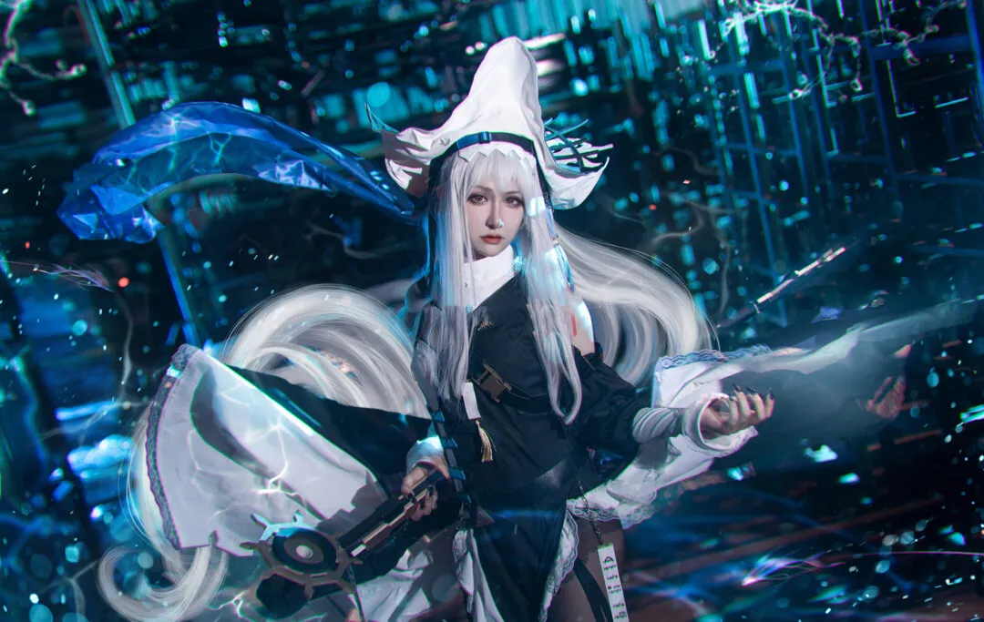 《明日方舟》归溟幽灵鲨cosplay-绝对领域