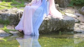 2021国庆上海植物园汉服写真-绝对领域