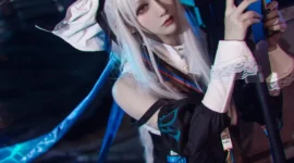 《明日方舟》归溟幽灵鲨cosplay-绝对领域