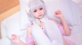 艾米莉亚的睡衣cosplay-绝对领域