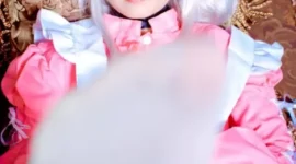 猫咪女仆cosplay-绝对领域