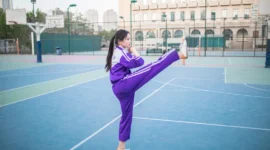 高中校园纪念留影--秋季校服室外-绝对领域