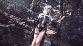 明日方舟 闪灵4cosplay-绝对领域