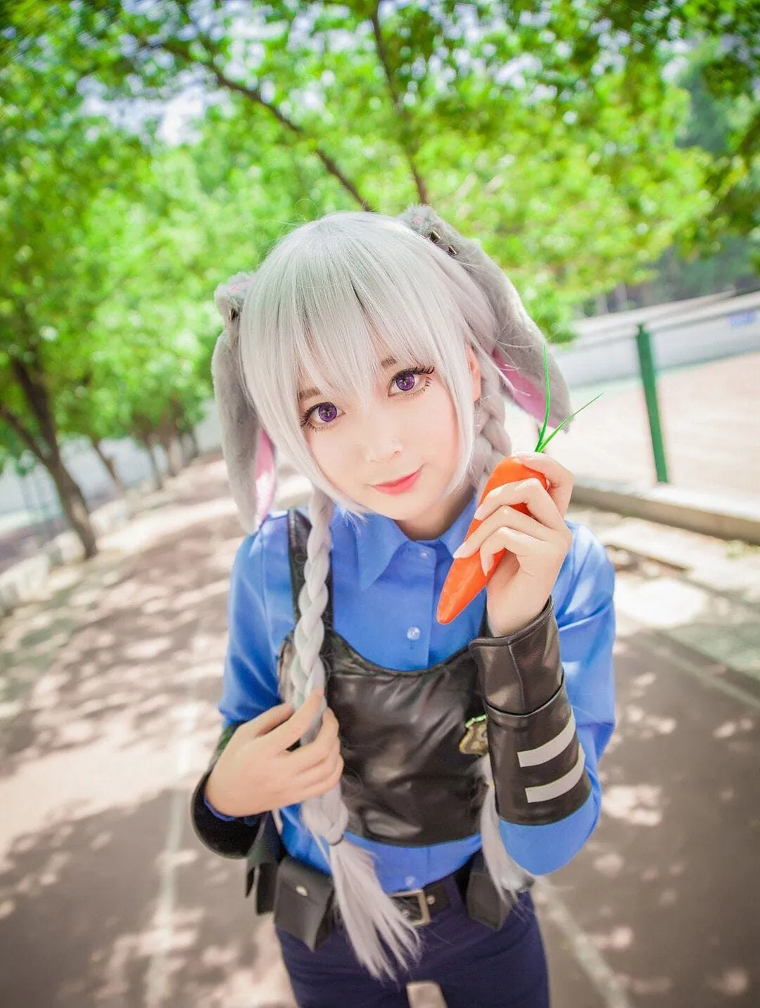 《疯狂动物城》朱迪cosplay-绝对领域