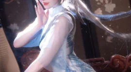 洛天依 cosplay-绝对领域