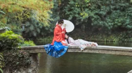 汉服私影，母女游园-绝对领域