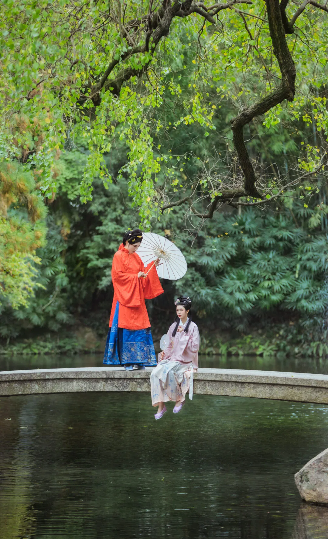 汉服私影，母女游园-绝对领域