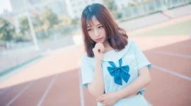 jk制服，操场上的小美好-绝对领域