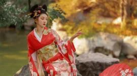 秀丽端庄和服写真-绝对领域