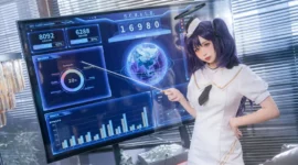 《蔚蓝档案》早濑优香cosplay-绝对领域