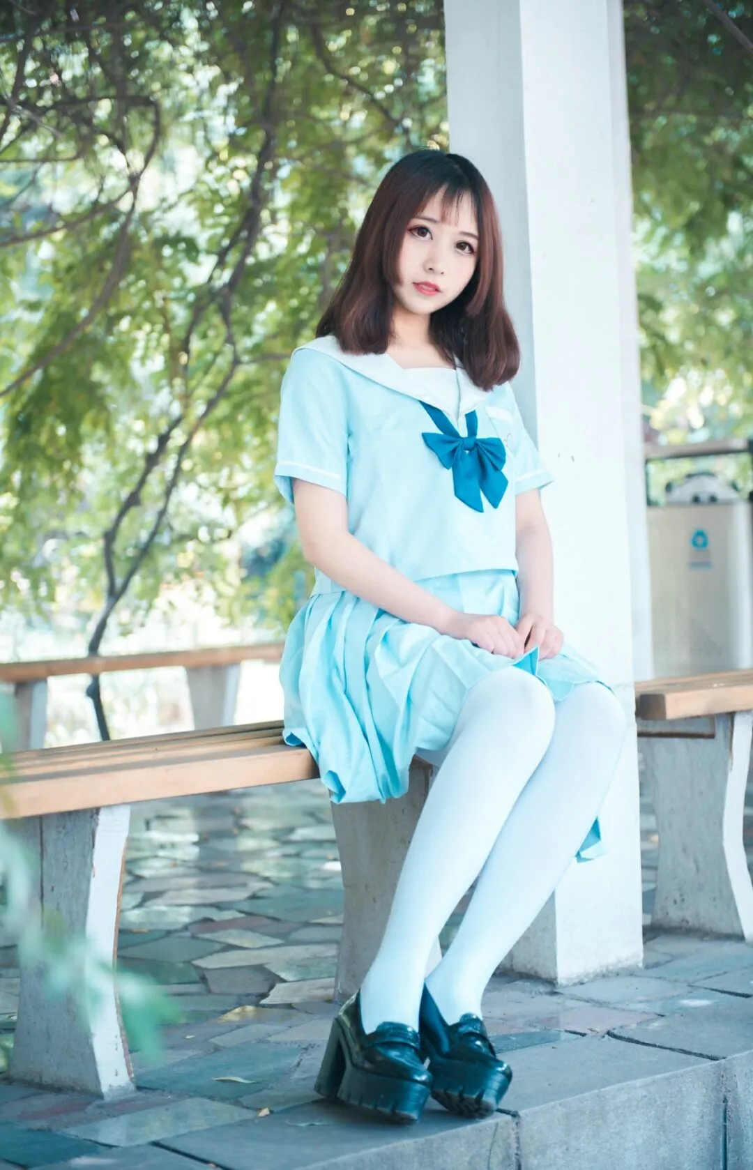 jk制服，操场上的小美好-绝对领域