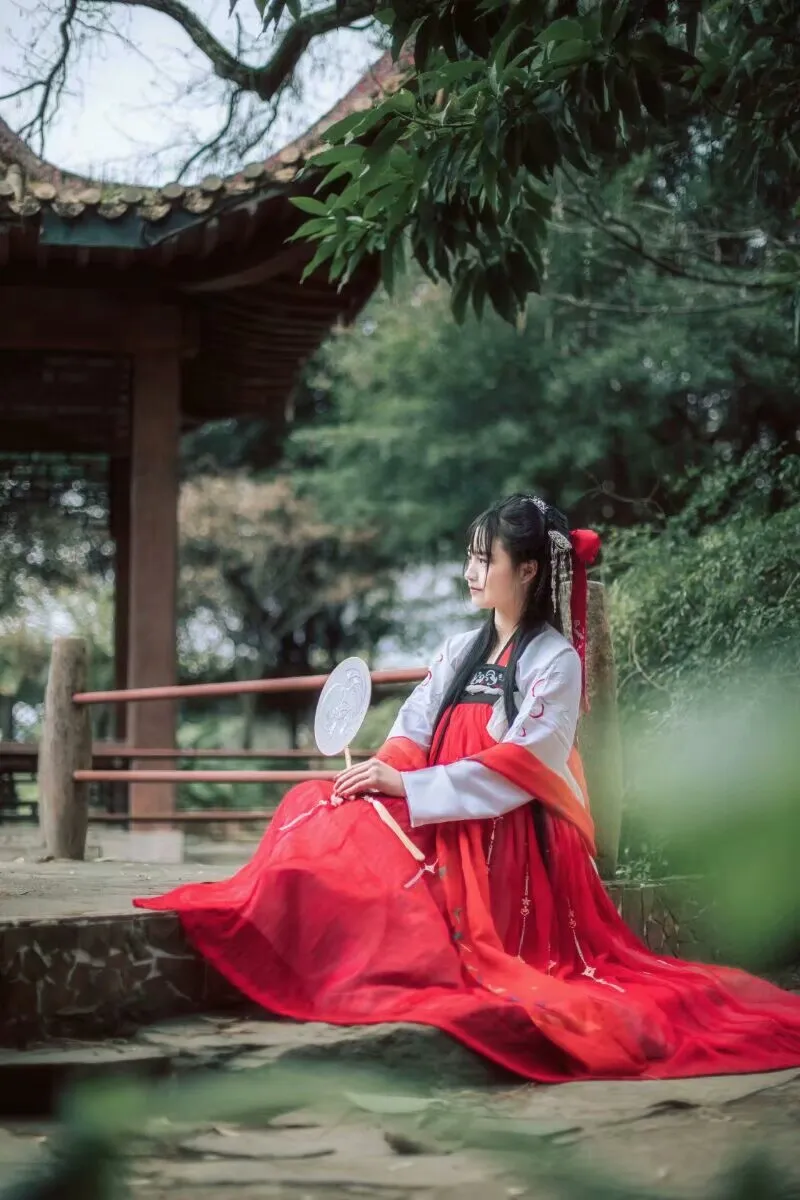 汉服写真 儒裙-11