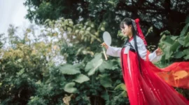 汉服写真 儒裙-绝对领域