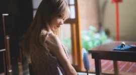 《和风碎花》少女写真-绝对领域