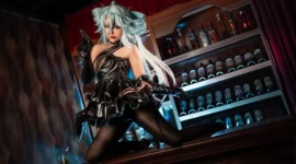 《少女前线》PA-15 香槟怪盗cosplay-绝对领域