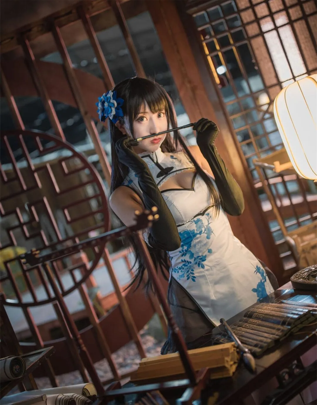 艳娘梦华谭 瓶儿cosplay-32