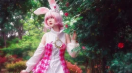 兔耳美少女可爱童话风写真-绝对领域