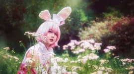 兔耳美少女可爱童话风写真-绝对领域