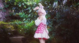 兔耳美少女可爱童话风写真-绝对领域