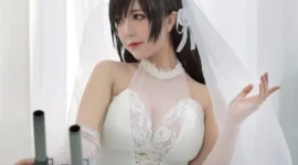 爱宕花嫁cosplay-绝对领域