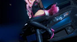 《明日方舟》浊心斯卡蒂cosplay-绝对领域