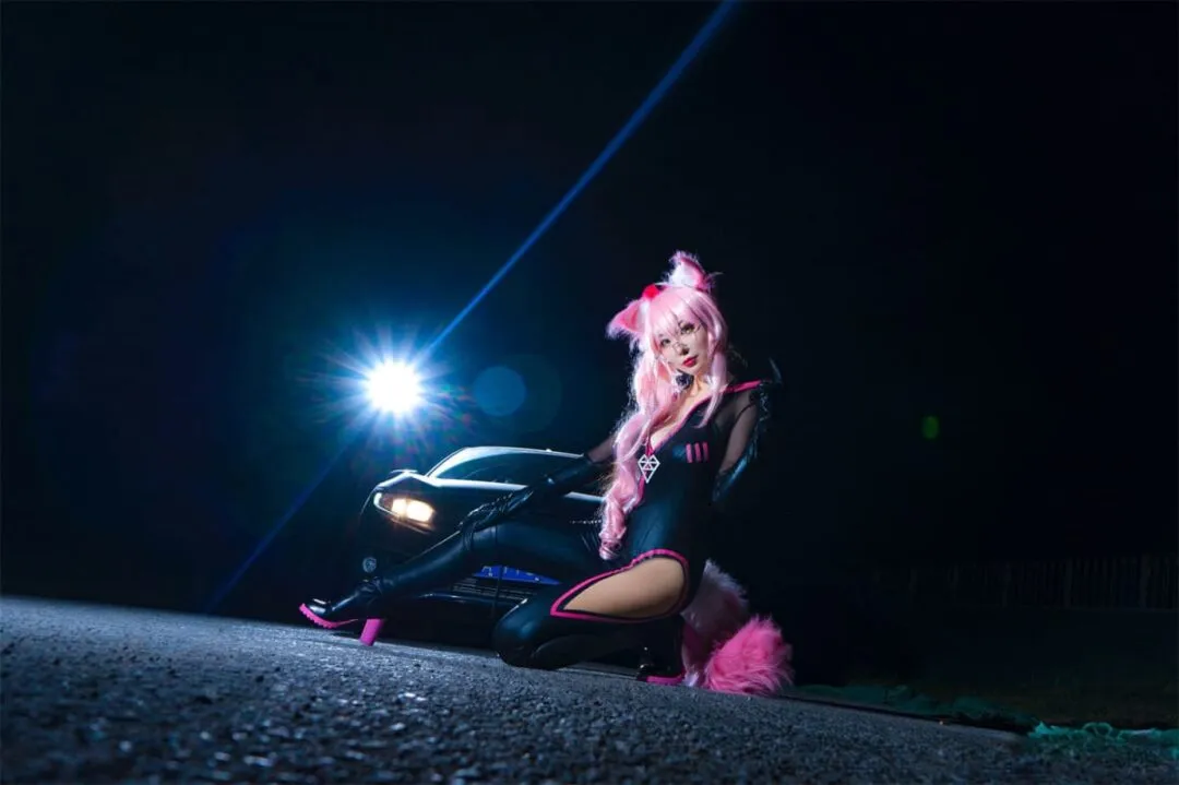 《明日方舟》浊心斯卡蒂cosplay-绝对领域