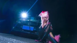 《明日方舟》浊心斯卡蒂cosplay-绝对领域