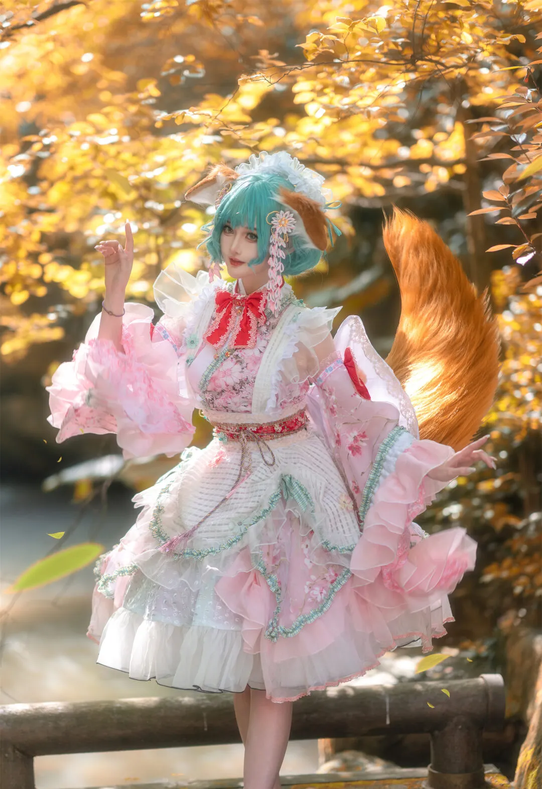 《东方project》幽谷响子cosplay-绝对领域