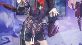 《原神》胡桃cosplay-绝对领域