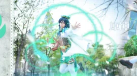 《原神》巴巴托斯cosplay-绝对领域