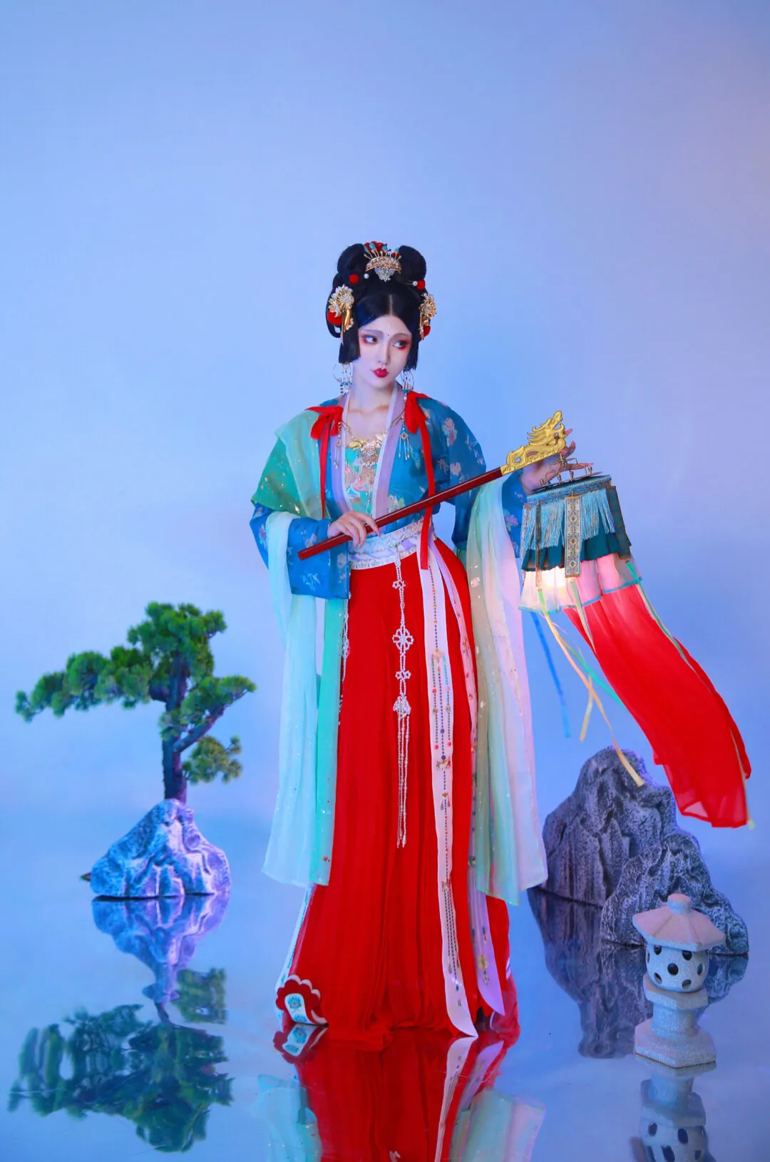 汉服写真，绯颜-9