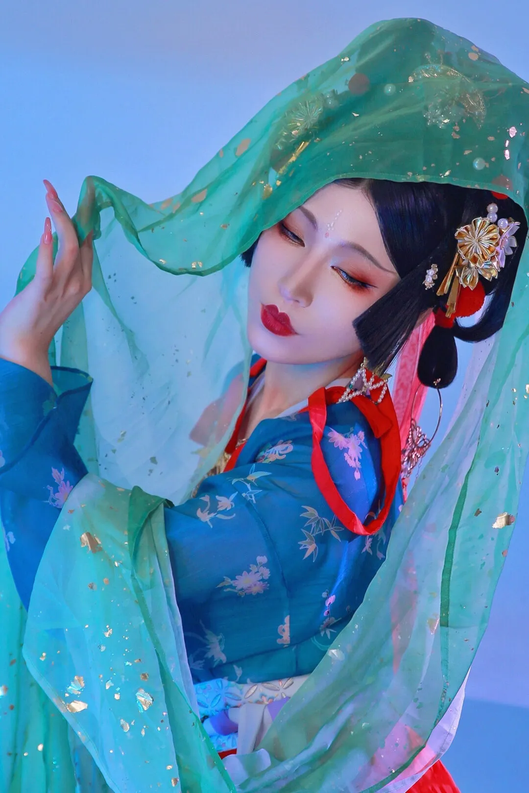 汉服写真，绯颜-8