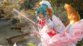 《东方project》幽谷响子cosplay-绝对领域
