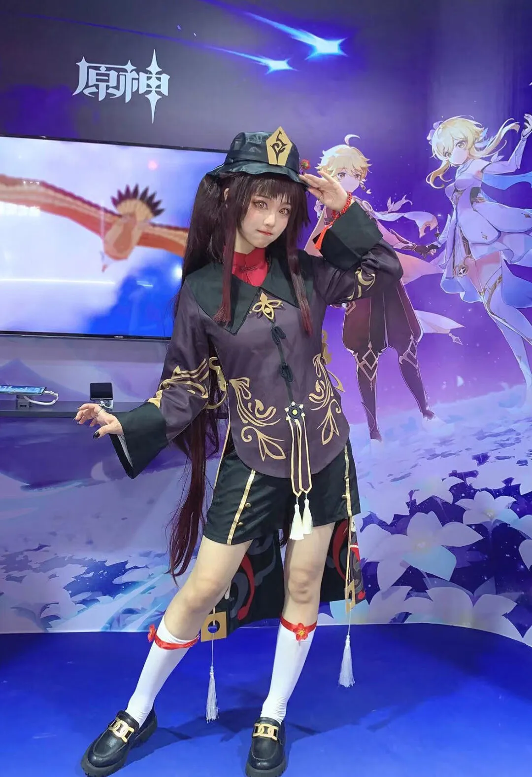 《原神》胡桃cosplay-绝对领域