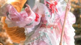 《东方project》幽谷响子cosplay-绝对领域