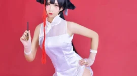 《碧蓝航线》高雄旗袍cosplay-绝对领域