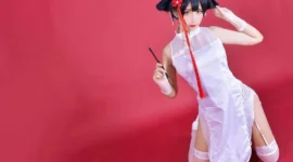 《碧蓝航线》高雄旗袍cosplay-绝对领域