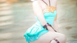 《公主连结》可可萝泳装cosplay-绝对领域