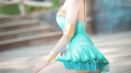 《公主连结》可可萝泳装cosplay-绝对领域