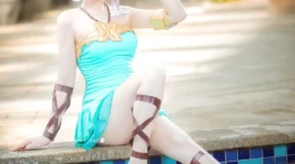 《公主连结》可可萝泳装cosplay-绝对领域