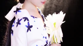 神明少女和服写真-绝对领域